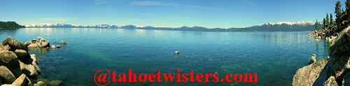 Panorama of Lake Tahoe